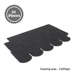 Livingandhome 18Pcs Asphalt Shingles Bitumen Roofing, AI1014