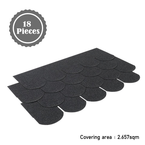Livingandhome 18Pcs Asphalt Shingles Bitumen Roofing, AI1014