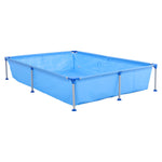 Mini Rectangular Metal Frame Pool Kids Outdoor Above Ground Swimming Pool, SW0292