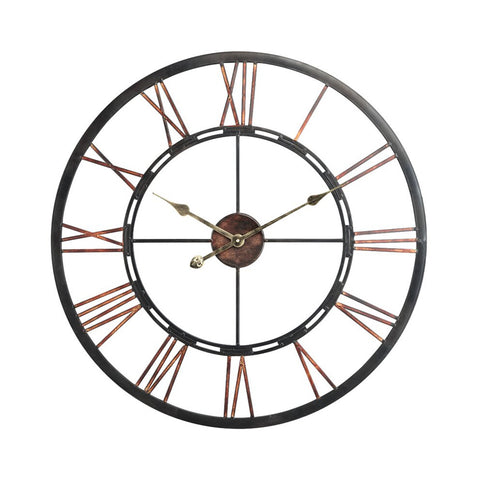 Livingandhome Large Vintage Silent Decorative Wall Clock, SW0031