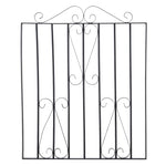 Modern Metal Garden Gate Fence Gate Black, AI0520