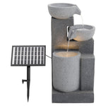 Outdoor Water Fountain Rockery Decor Solar Powered, AI0991