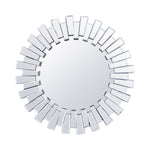 Livingandhome Round Glass Decorative Wall Mirror, CD0556