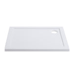 Livingandhome 900x700mm Rectangular Shower Tray White, DM0405DM0423