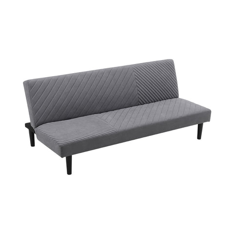 Livingandhome 3 Seater Upholstered Sofa Bed, JM2191