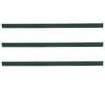 Livingandhome 3 Pcs Garden Fence PVC Privacy Screen Panel Slat Strips Fixing Clip 1 M, LG0019