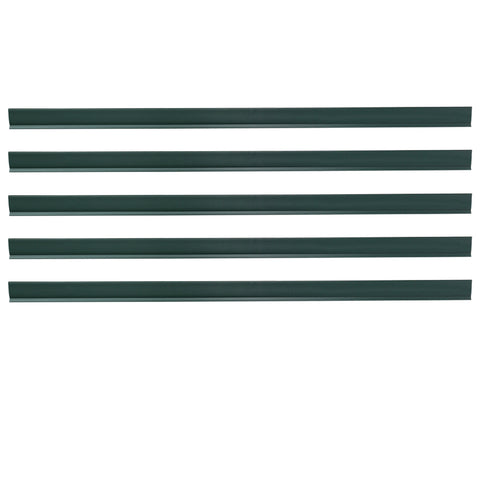 Livingandhome 5 Pcs Garden Fence PVC Privacy Screen Panel Slat Strips Fixing Clip 1 M, LG0022