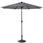 Livingandhome Patio Umbrella 3M Large Traditional Parasol with Resin Base, LG0446LG0883