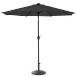 Livingandhome Patio Umbrella 3M Large Traditional Parasol with Resin Base, LG0447LG0883
