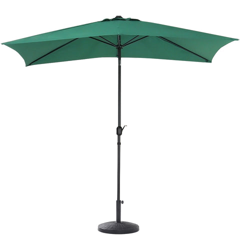 Waterproof Rectangular Parasol for Outdoor with Resin Base, LG0449LG0882