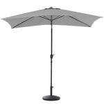 Livingandhome Patio Umbrella 3M Large Traditional Parasol with Resin Base, LG0451LG0882