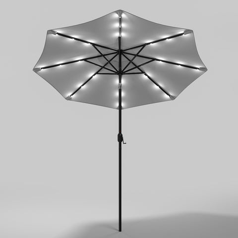 Outdoor Solar 24 LED Lights Patio with Crank for Patio Market without Base, LG0924