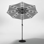 Outdoor Solar 24 LED Lights Patio with Crank for Patio Market with Base, LG0924LG0454