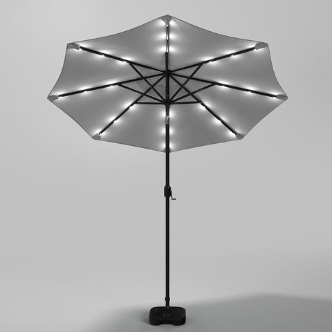 Outdoor Solar 24 LED Lights Patio with Crank for Patio Market with Base, LG0924LG0455