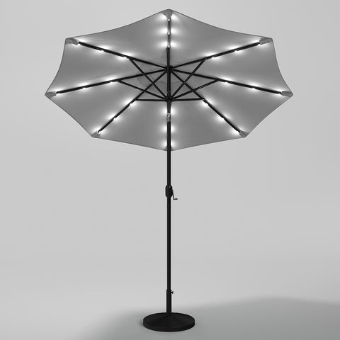Outdoor Solar 24 LED Lights Patio with Crank for Patio Market with Base, LG0924LG0882