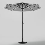 Outdoor Solar 24 LED Lights Patio with Crank for Patio Market with Base, LG0924LG0883