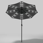 Outdoor Solar 24 LED Lights Patio with Crank for Patio Market without Base, LG0925