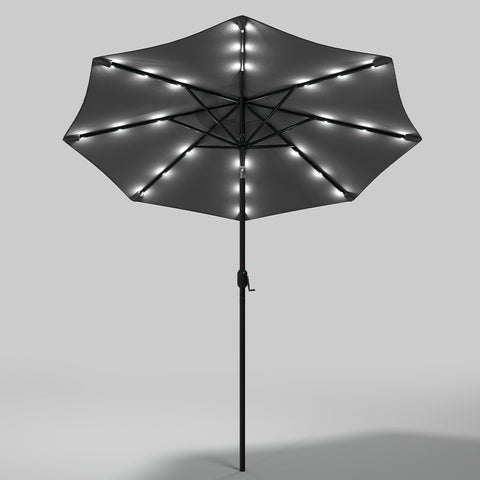 Outdoor Solar 24 LED Lights Patio with Crank for Patio Market without Base, LG0925