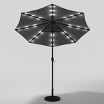 Outdoor Solar 24 LED Lights Patio with Crank for Patio Market with Base, LG0925LG0882