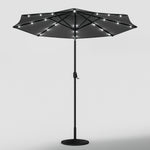 Outdoor Solar 24 LED Lights Patio with Crank for Patio Market with Base, LG0925LG0883
