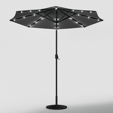 Outdoor Solar 24 LED Lights Patio with Crank for Patio Market with Base, LG0925LG0883