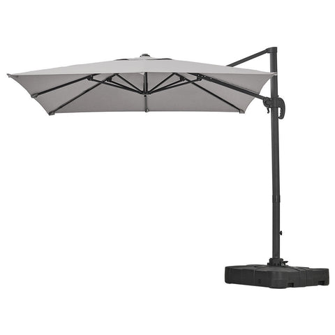 Livingandhome Outdoor Garden 2.5M Cantilever Parasol with Base, LG1014LG0809