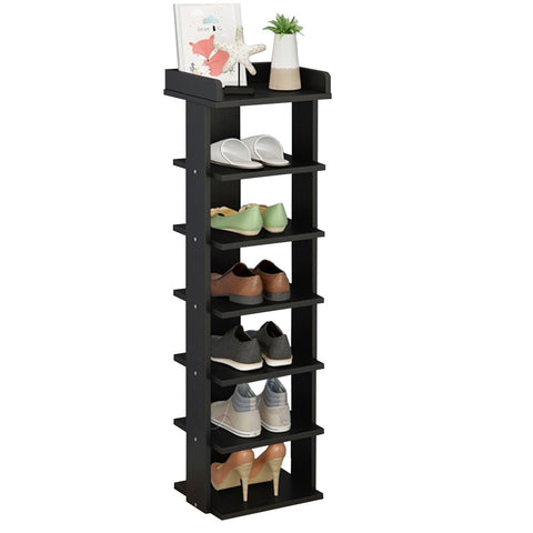 7-Tier Wooden Narrow Shoes Rack, WH0619