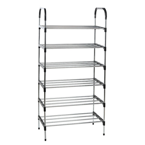 6 Tiers Shoe Rack Organizer Stackable Space Saving Shoe Shelf, WH0733