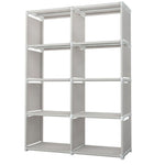 8 Cube Clothes Storage Bookcase Shelf Rack Shoes Children Kids Bedroom Cabinet, WH0981