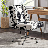 Milk Cow Print Swivel Office Chair, ZH0753