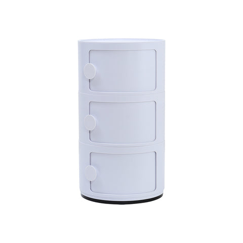 Livingandhome Round Multi-tiered Drawer Storage Unit Organizer, ZH1268