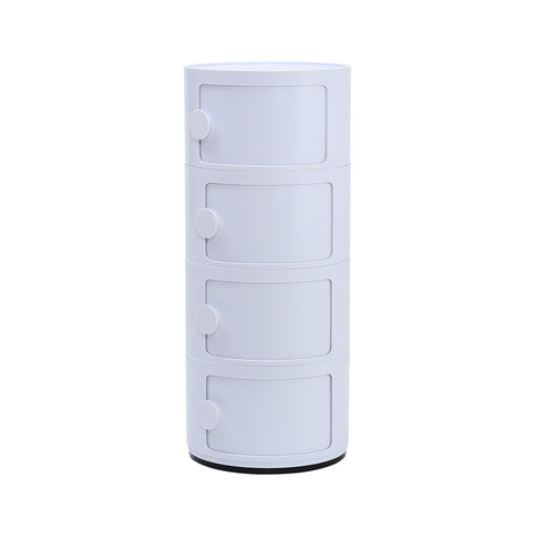 Livingandhome Round Multi-tiered Drawer Storage Unit Organizer, ZH1271