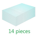 Livingandhome 14Pcs Clear Polycarbonate Sheets for Greenhouse Covering, PM0456