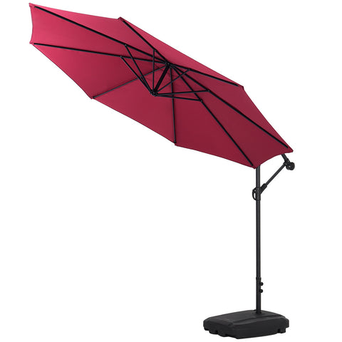 Outdoor Large 3M Cantilever Parasol with Fillable Base, LG0435LG0534