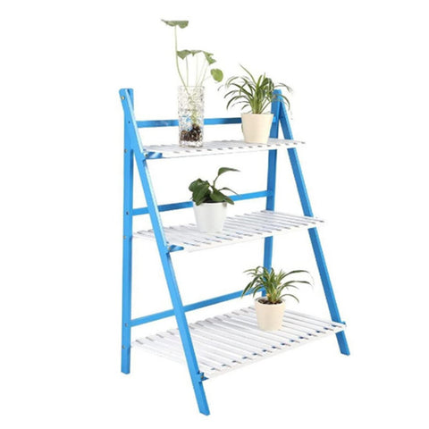 3-Tier Foldable Wooden Ladder Shelf, SP2253