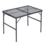 Livingandhome Portable Aluminium Rectangular Folding Table, CX0438