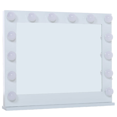 Metal Round Lighted Makeup Mirror for Tabletop, SP2221