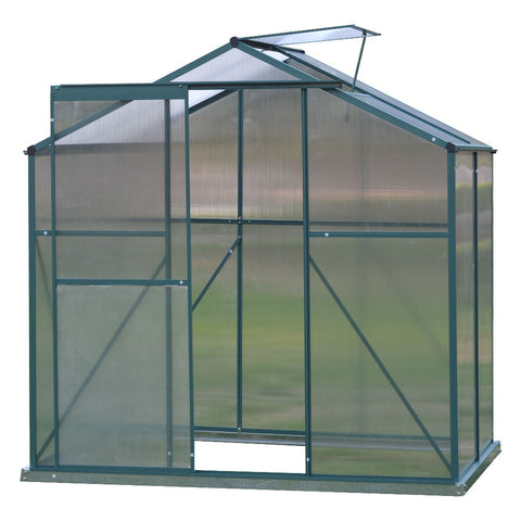 Aluminium Hobby Greenhouse with Window Opening, PM0996PM0997