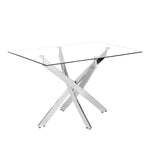 Livingandhome Stylish Tempered Glass Coffee Table, ZH0302ZH0303