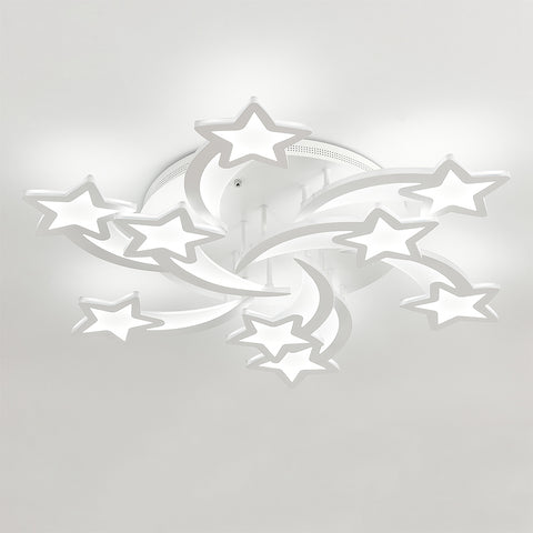 Modern 9-Light Star LED Ceiling Light for Kids’ Room, LG0618
