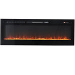 60-inch Recessed Electric Fireplace with Remote Control, PM0887