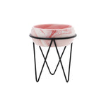 Modern Ceramic Tabletop Planter with Metal Stand, SW0136