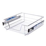 Livingandhome Metal Sliding Kitchen Cabinet Pull Out Wire Basket Organizer, LG0160