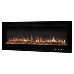 60 Inch Recessed & Wall Mounted Electric Fireplace with Remote, PM0520