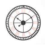 Large Metal Decorative Modern Wall Clock with Roman Numerals, SW0027
