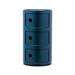 Livingandhome Cylindrical Multi-Tiered Plastic Storage Drawer Unit, ZH1243