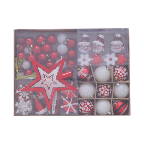Livingandhome Xmas Hanging Decoration Shatterproof Christmas Tree Balls, CD0500