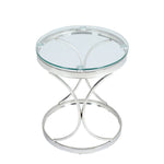 Round Modern Home Decor Coffee End Table for Living Room, ZH0903