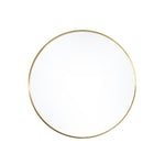 Livingandhome Nordic Round Bathroom Framed Mirror Wall Hanging, CD0235