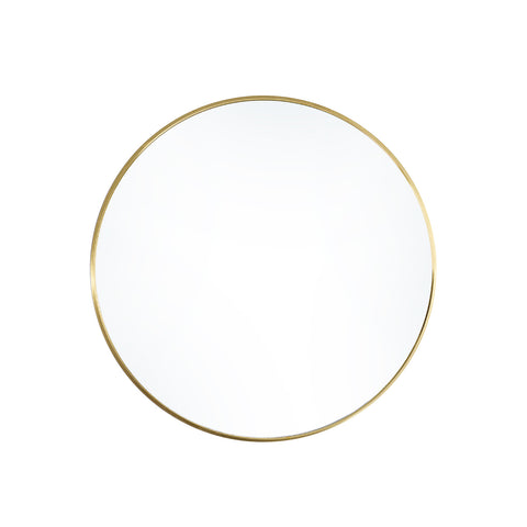 Livingandhome Nordic Round Bathroom Framed Mirror Wall Hanging, CD0235